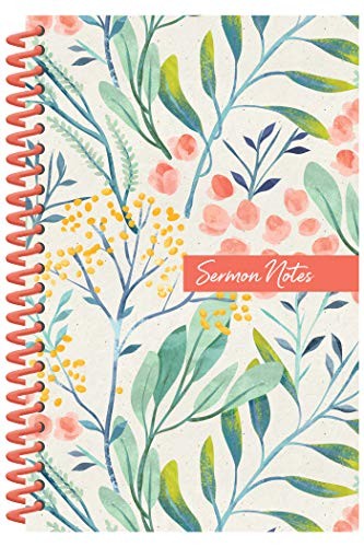 Sermon notes journal floral - journal, [floral]